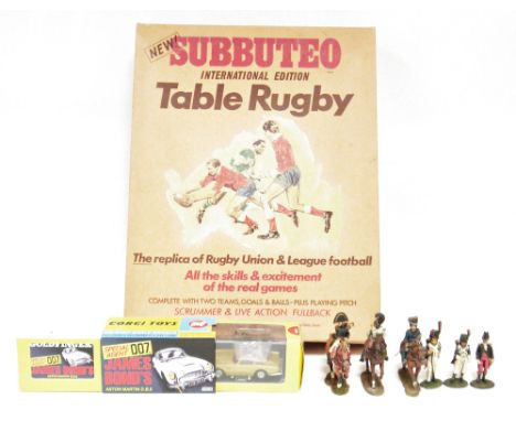 Subbuteo international edition table rugby together with Corgi Toys 04204 Special Agent 007 James Bond's Aston Martin DB5 and