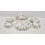 LOT WITHDRAWN Minton bone china 'Haddon Hall' pattern part dinner service, printed brown marks,