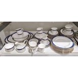 Royal Doulton bone china Regalia pattern part dinner and tea service, printed grey marks with