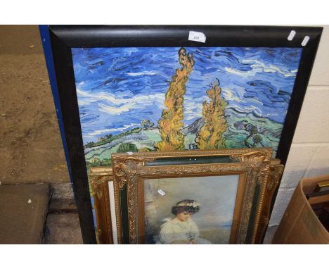 Group of three various assorted prints