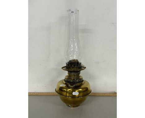 Brass based oil lamp