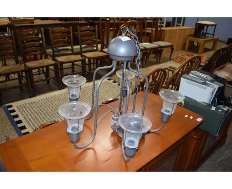Modern five branch light fitting