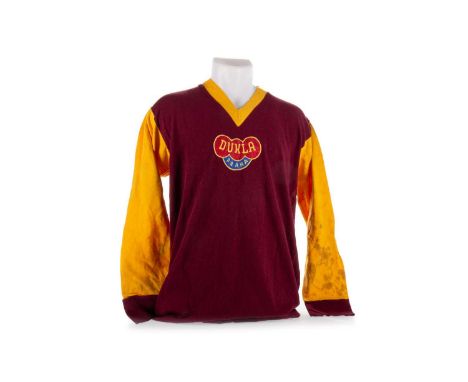 F.K. DUKLA PRAGUE, EUROPEAN CUP SEMI-FINAL (2ND LEG) JERSEY 25TH APRIL 1967   vs. Celtic F.C., Chebana label, stitched crest,