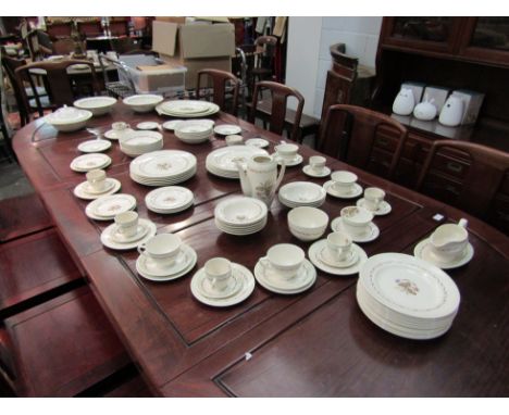A large part dinner, tea and coffee service Royal Doulton "Woodland" 80+ pieces 