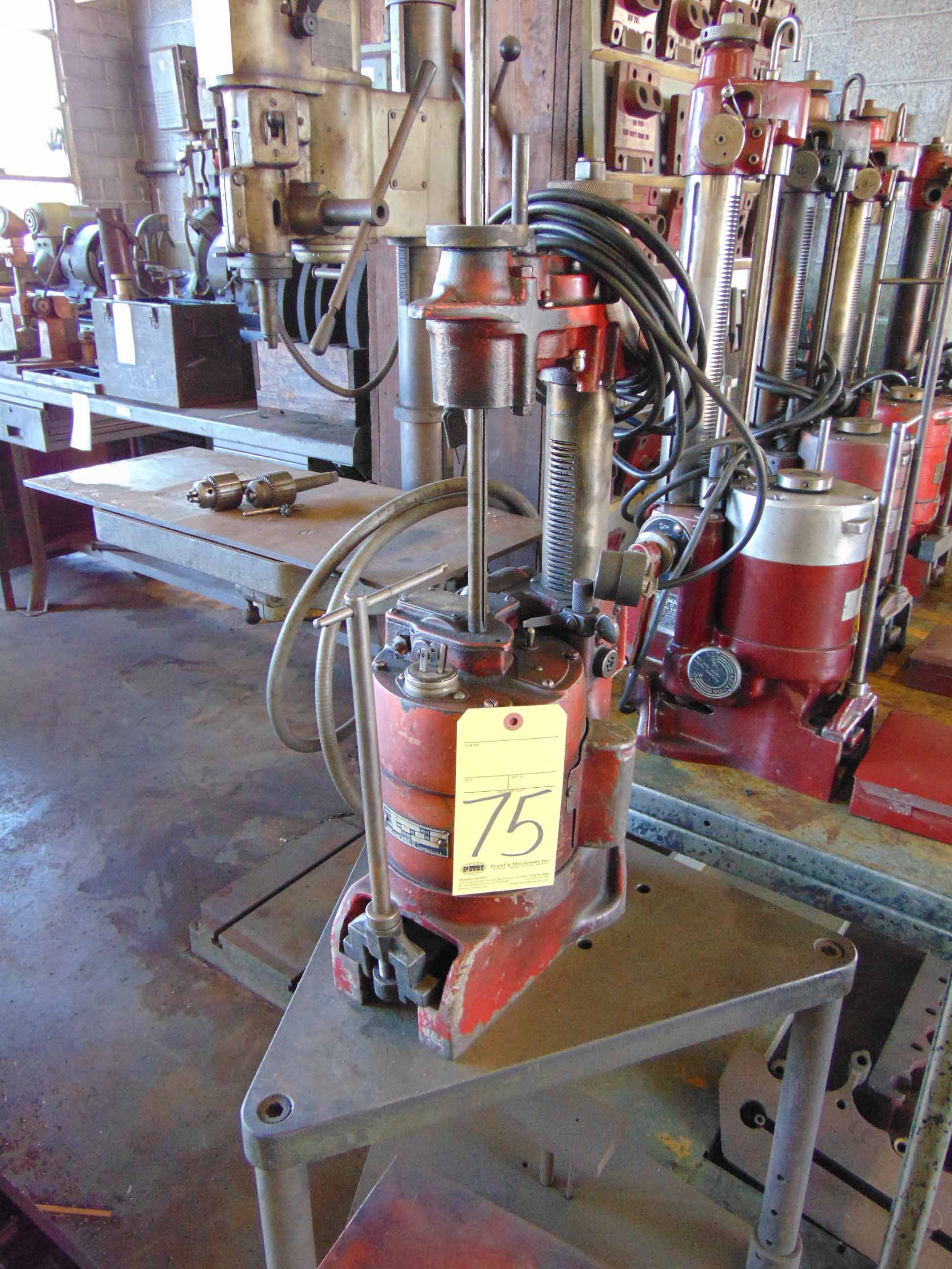 { Choice of lots 75 } } } PORTABLE BORING BAR, VAN NORMAN PERFECTO MDL