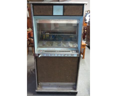 A large vintage Seeburg record player/jukebox