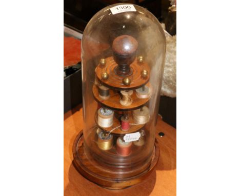 Fruitwood bobbin stand