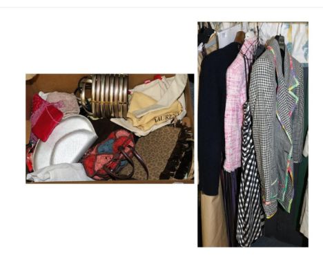 Quantity of ladies assorted 20th century and later designer clothing including items by Emanuel Ungaro, Moschino Cheap and Ch