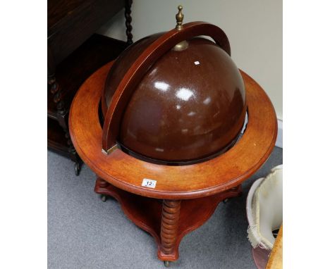 Re-painted globe drinks cabinet