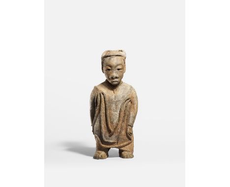 Demas Nwoko (Nigerian, born 1935)Terracotta Figure terracotta 46 x 21 x 14cm (18 1/8 x 8 1/4 x 5 1/2in).Footnotes:ProvenanceA