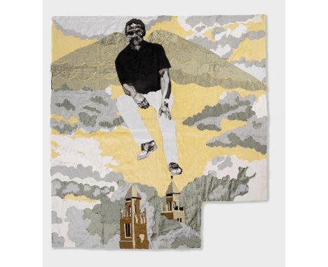 Billie Zangewa (Malawian, born 1973)Angel, 2016 signed and dated 'Billie'16' (lower centre)silk tapestry137 x 129cm (53 15/16