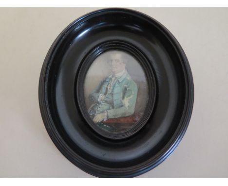 A miniature portrait of Mr Gerrard Townsend - son of Gerrard Townsend - Esquire Barrister at Law Chester