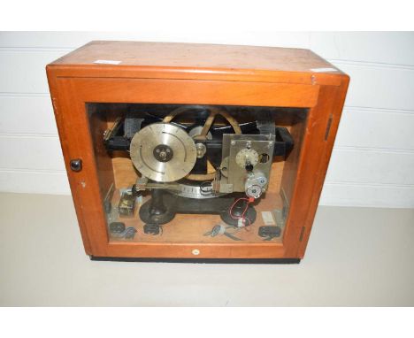 VINTAGE CASED CLOCKING IN MACHINE