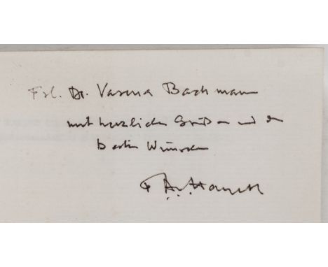 Wirtschaftswissenschaft - Hayek, Friedrich August von. Freiburger Studien. Gesammelte Aufsätze. Mit Vorwort von Karl Friedric