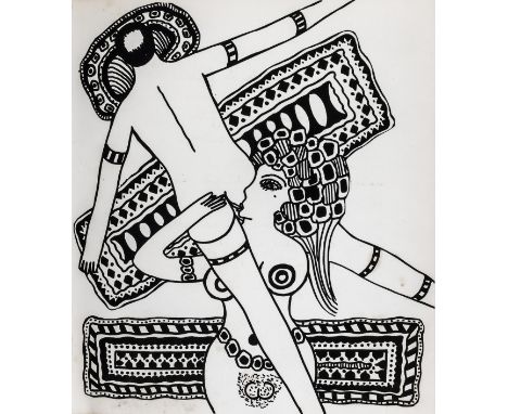 Fluxus - Iannone, Dorothy. Extase. Illustré par une chanson de R. Filliou. Hochkirchen, Ed. Hansjörg Mayer / Diver Press, 197