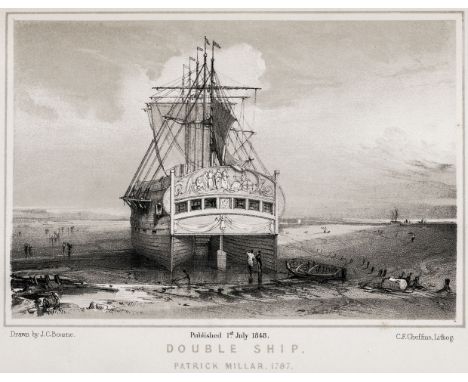 Technik - Schifffahrt - Woodcroft, Bennet. A sketch of the origin and progress of steam navigation from authentic documents. 