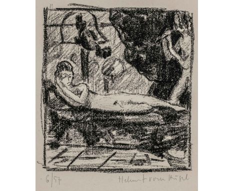 Hügel, Helmut vom (das ist: Helmut Kolle). Legenden. Mit 10 signierten und nummerierten Original-Lithographien von Helmut vom