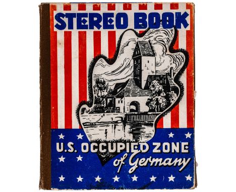 Varia - Raumbildalben - Stereo Book. U.S. Occupied Zone of Germany (Deckeltitel). Mit Bildbetrachter und 36 Original-Stereoau