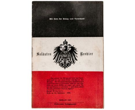 Nacht, Siegfried (später: Stephen Naft). Soldaten Brevier (Tarnschrift). Berlin, Patriotische Verlagsanstalt, 1907 (das ist: 