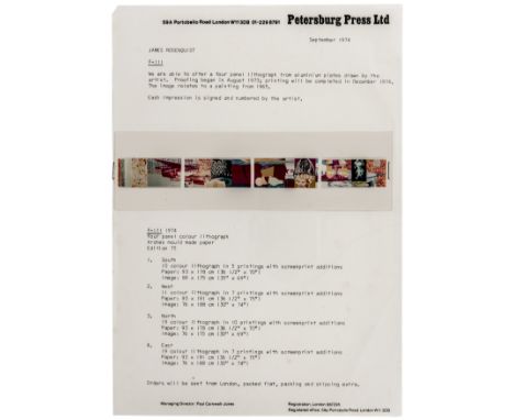 Petersburg Press - Sammlung von 44 Werbebriefen mit 64 montierten Original-Photographien sowie 2 Stocklists und 1 Dealer Pric