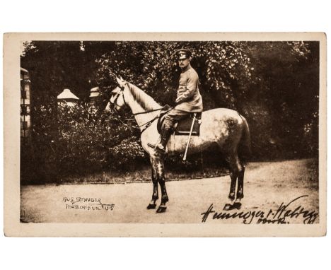 Sander, August. Sammlung von 4 Photopostkarten. Verschiedene Techniken. Ca. 1910-1930. Blattmaße: 9 x 14 cm.I. Oberst Heusing
