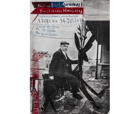 Roth, Dieter. Sammlung von 21 Ausstellungsplakaten und einem Editions-Plakat. Offsetdrucke. 1972-1974. Verschiedene Formate.D