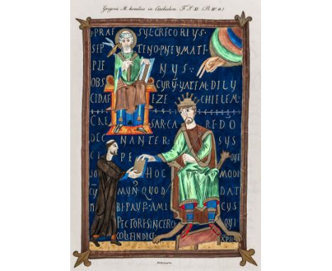 Schriftmusterbücher - Jaeck, Heinrich Joachim (Hrsg.). Viele Alphabete und ganze Schrift-Muster vom VIII. bis zum XVI. Jahrhu