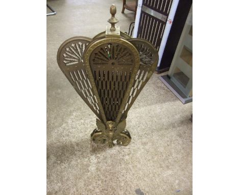 Brass Peacock Fireguard ( A/F )