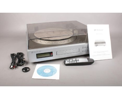 A 'Neostar' turntable, cassette, CD player / Recorder. Comes with remote control and instruction booklet. In working order. (