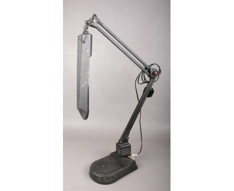 An anglepoise work lamp.  