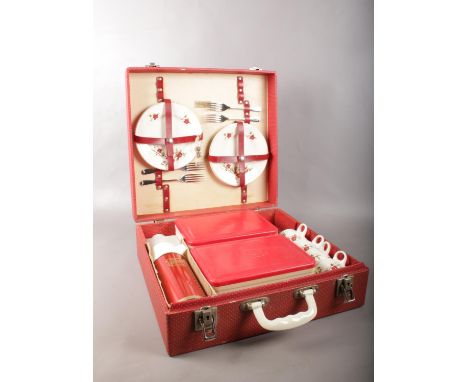 A Brexton vintage picnic hamper.  