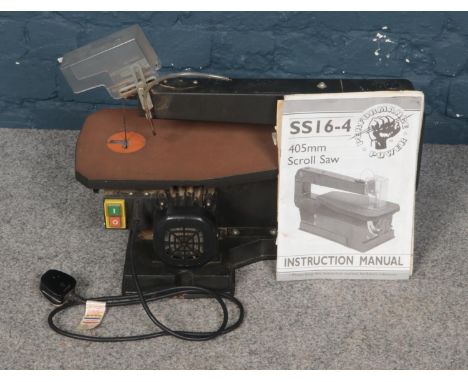 A Performance Power SS16-4 Scroll Saw with Original Instruction Manual.  