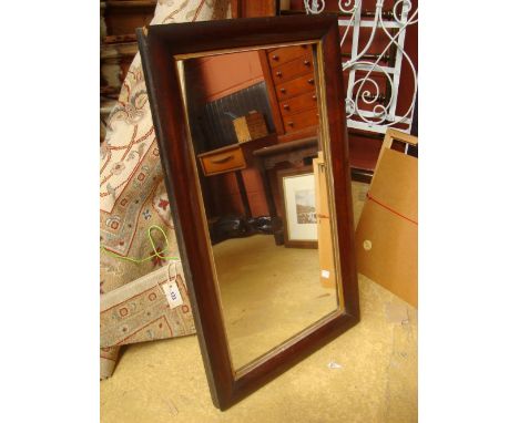 A 19th Century rectangular wall mirror. 