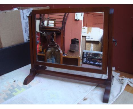 A 19th Century rectangular swing toilet mirror. 