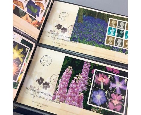 LOT OF FIRST DAY COVERS, from January to December 2004, collated across two folders