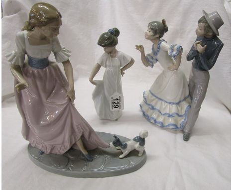 3 pieces of Lladro Nao