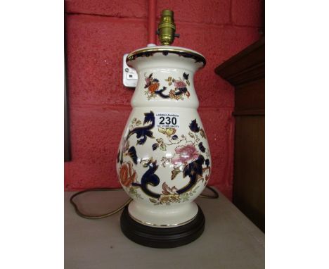 Masons Ironstone lamp