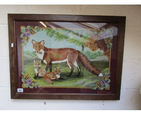 Fox tapestry