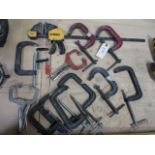 Assorted Clamps, 13pcs