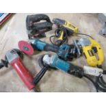 Assorted Jig Saws and Grinders, 6pcs