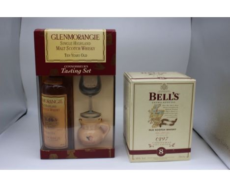 A Boxed Glenmorangie Tasting Set & A Bells Decanter Boxed 