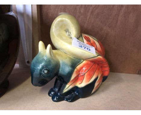 AN 'OLD TUPTON WARE' SQUIRREL CERAMIC MODEL 