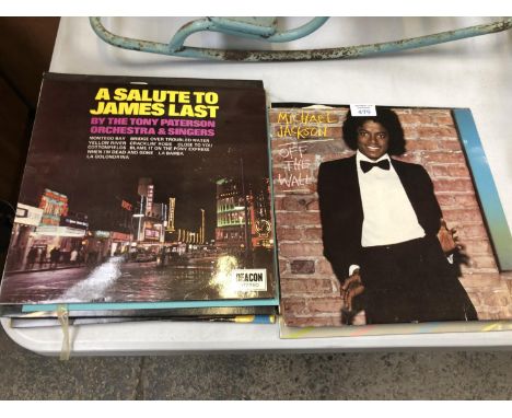 A MIXED GROUP OF LP RECORDS, MICHAEL JACKSON ETC (QTY) 