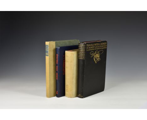 Stevenson, Robert Louis; Blampied, Edmund (illus.), Travels with a Donkey, pub. John Lane The Bodley Head, 1931, original bla