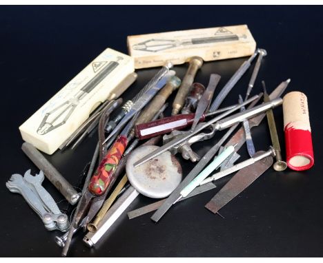 Bag Containing A Quantity Of Watchmakers Tools 