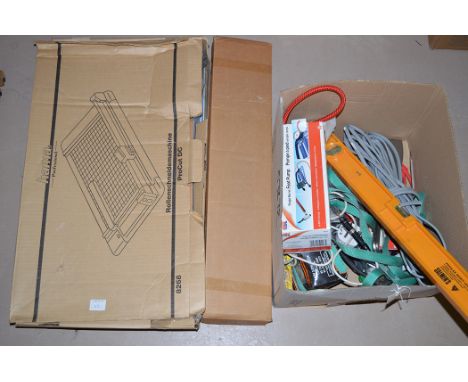A Hama Professional rotary trimmer, with spare blades; and a small quantity of tools and other items, to include: a spirit le