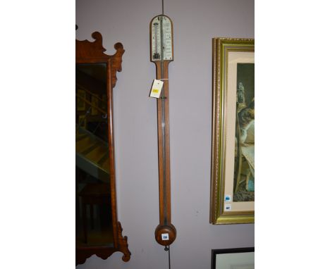 A T.B. Winter of Newcastle, stick barometer.