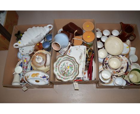 Household ceramics, to include: Masons Ironstone 'Mandarin' pattern breakfast cup and saucer; Spode part tea set; Poole part 