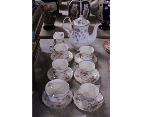 A Paragon Victoriana Rose tea service 