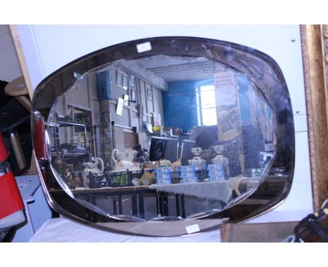 A Art Deco style mirror, shipping unavailable 